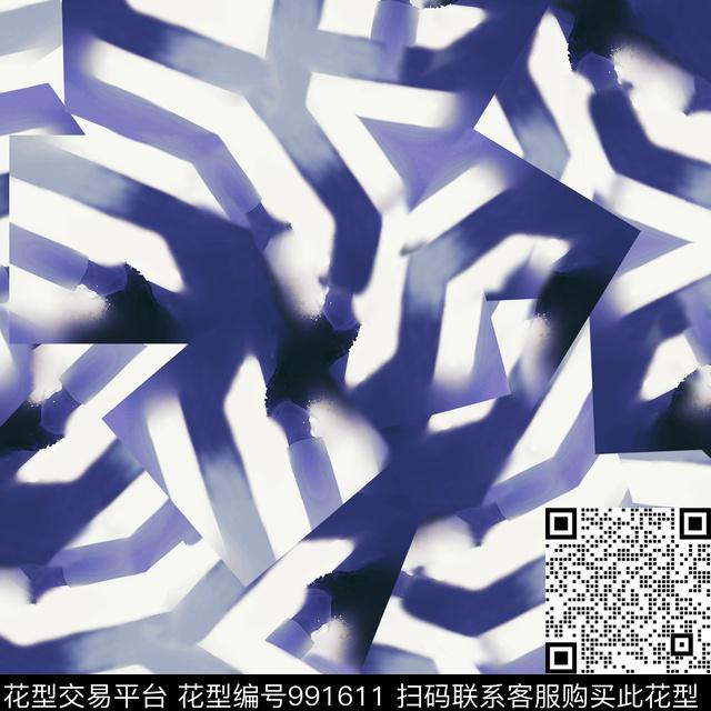 数码华亿平台抽象连衣裙数码印花华亿平台下载（图片编号: 991611） - 瓦栏（Walan）