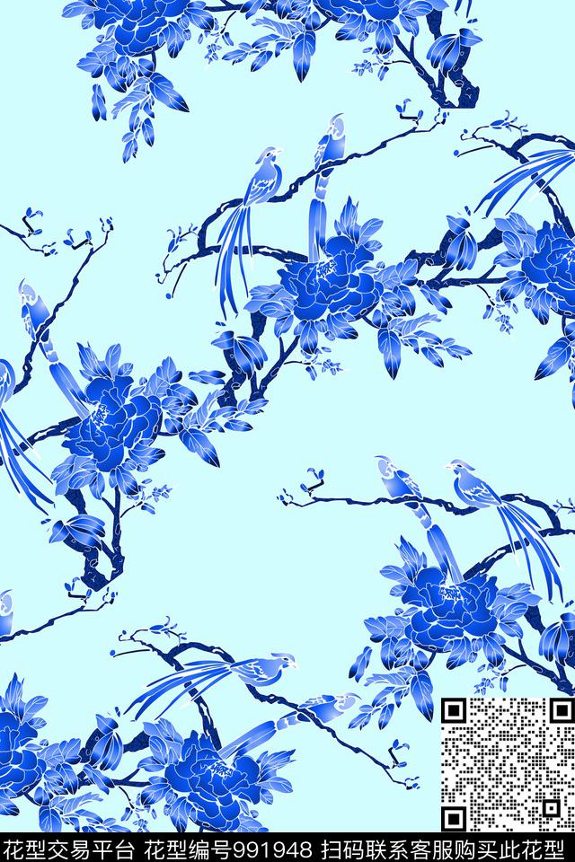 数码华亿平台春夏华亿平台大牌风数码印花华亿平台下载（图片编号: 991948） - 瓦栏（Walan）