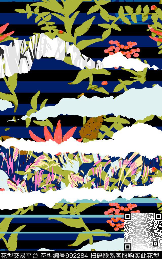数码华亿平台植物花卉数码印花华亿平台下载（图片编号: 992284） - 瓦栏（Walan）
