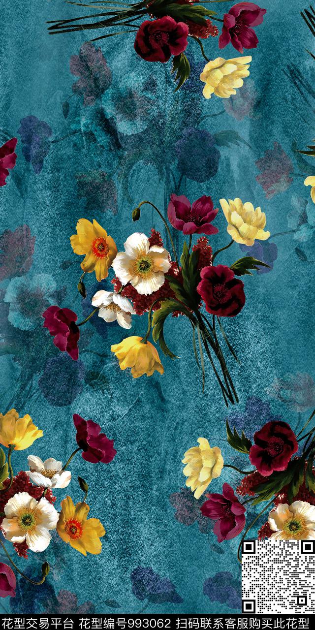 数码华亿平台复古油画华亿平台数码印花华亿平台下载（图片编号: 993062） - 瓦栏（Walan）