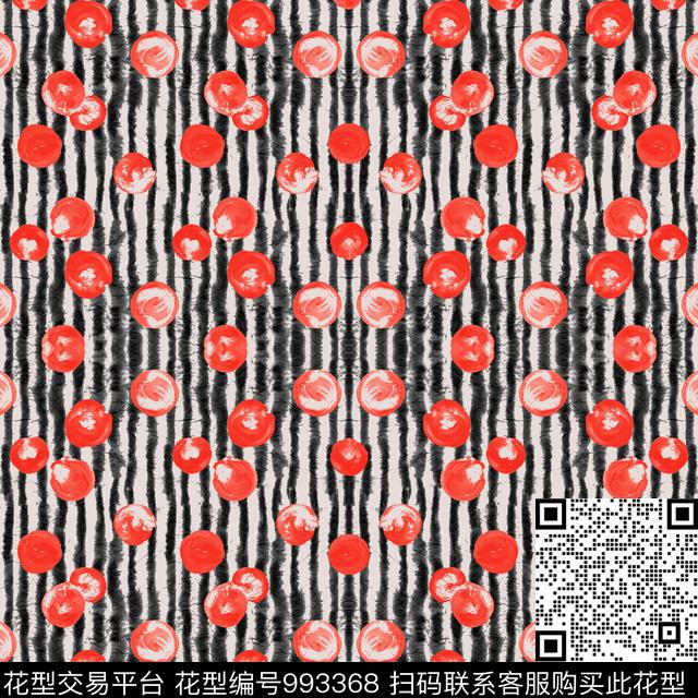 女装几何潮牌数码印花华亿平台下载（图片编号: 993368） - 瓦栏（Walan）