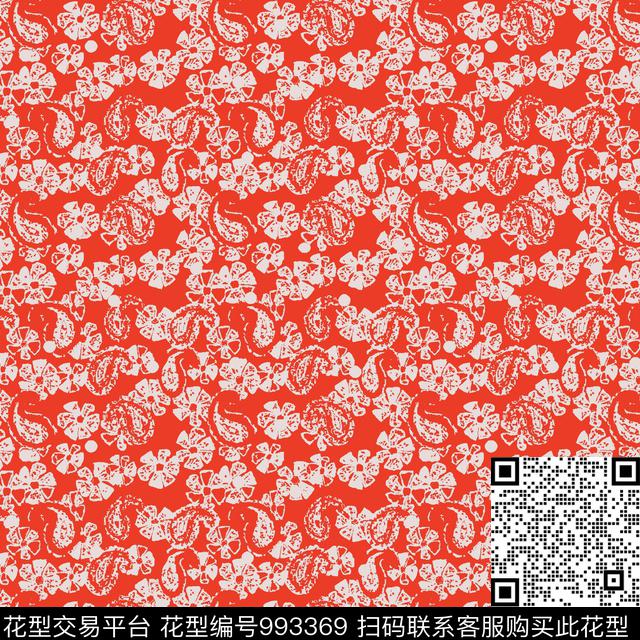 小碎花花卉女装传统印花华亿平台下载（图片编号: 993369） - 瓦栏（Walan）