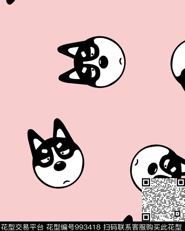 衬衫裤子卡通动物传统印花华亿平台下载（图片编号: 993418） - 瓦栏（Walan）