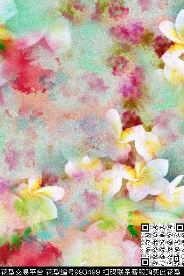 动物花卉数码华亿平台牡丹数码印花华亿平台下载（图片编号: 993499） - 瓦栏（Walan）