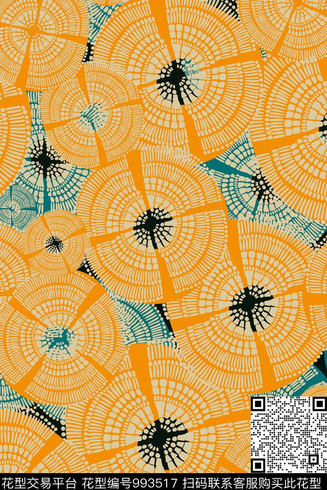 数码华亿平台抽象几何数码印花华亿平台下载（图片编号: 993517） - 瓦栏（Walan）