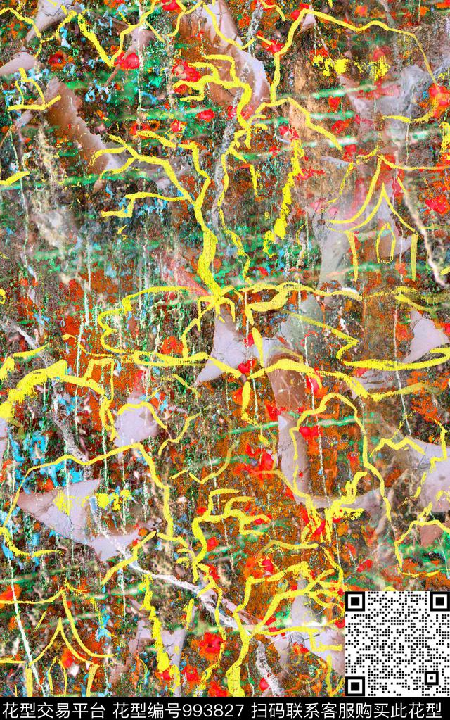 数码华亿平台肌理抽象数码印花华亿平台下载（图片编号: 993827） - 瓦栏（Walan）