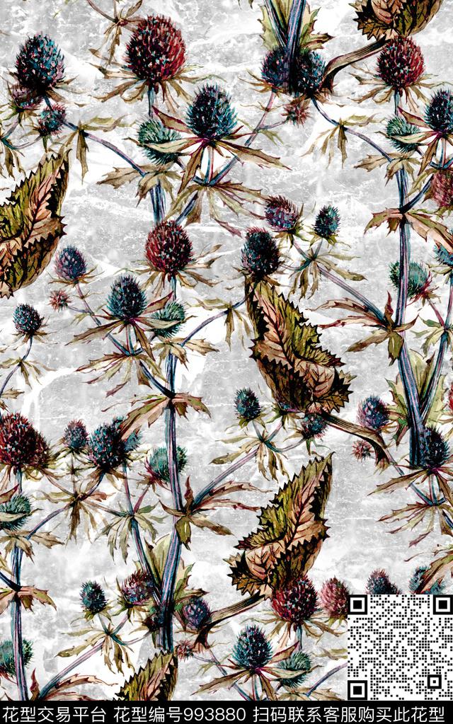 数码华亿平台小碎花肌理数码印花华亿平台下载（图片编号: 993880） - 瓦栏（Walan）