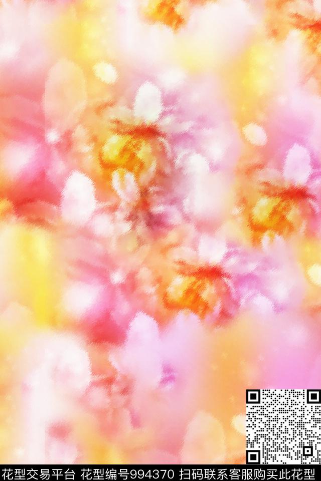 数码华亿平台抽象女装数码印花华亿平台下载（图片编号: 994370） - 瓦栏（Walan）