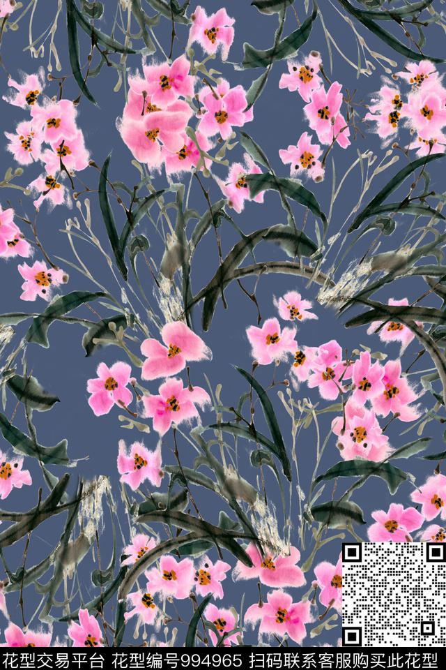 数码华亿平台素雅女装数码印花华亿平台下载（图片编号: 994965） - 瓦栏（Walan）