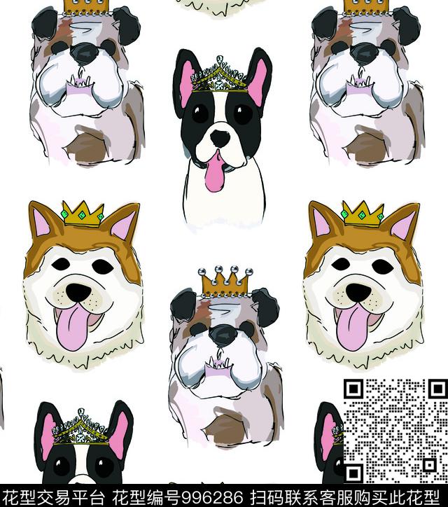 卡通抽象女装传统印花华亿平台下载（图片编号: 996286） - 瓦栏（Walan）