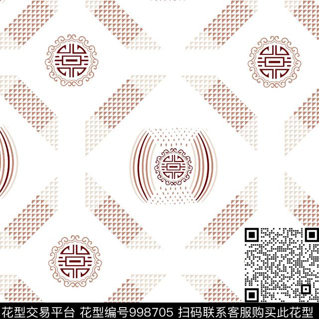 民族风几何潮牌传统印花华亿平台下载（图片编号: 998705） - 瓦栏（Walan）