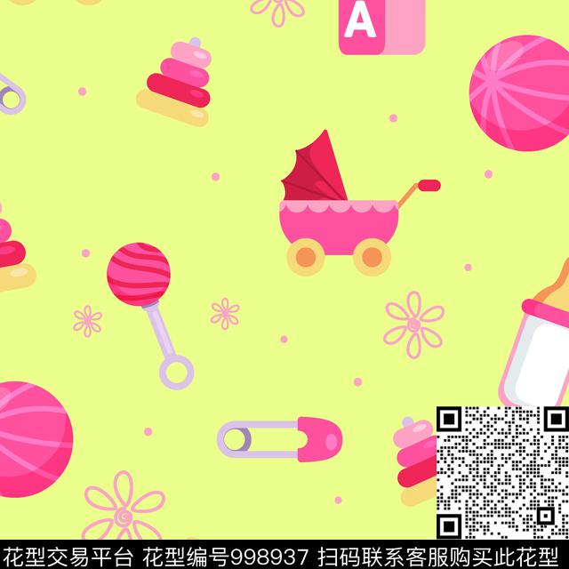 卡通抽象女装传统印花华亿平台下载（图片编号: 998937） - 瓦栏（Walan）