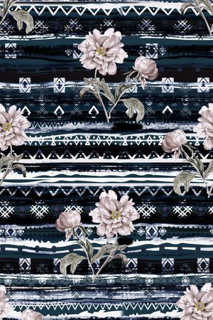 民族风印花华亿平台图片