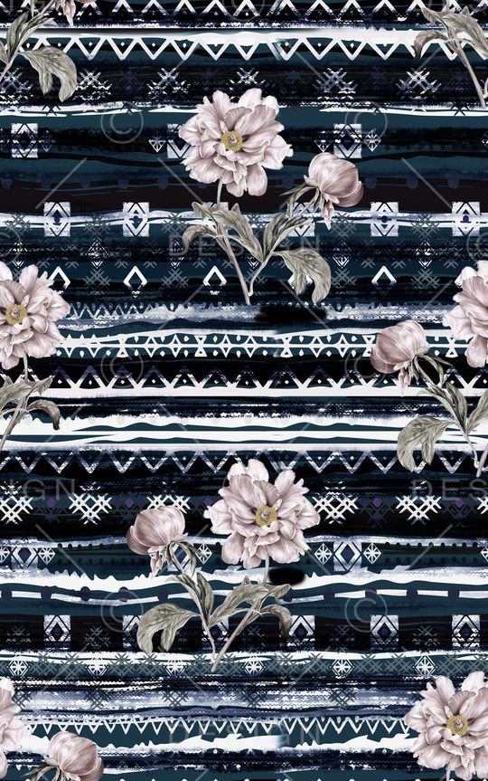 民族风印花华亿平台图片