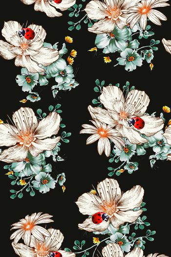 昆虫印花华亿平台图片