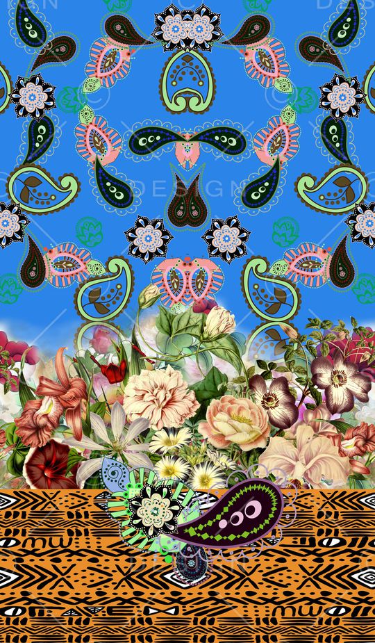 民族风印花华亿平台图片