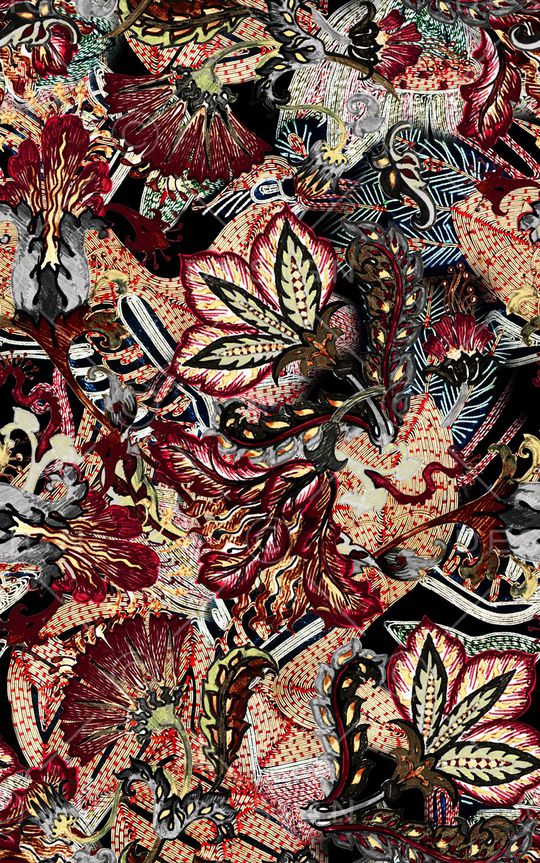 民族风印花华亿平台图片