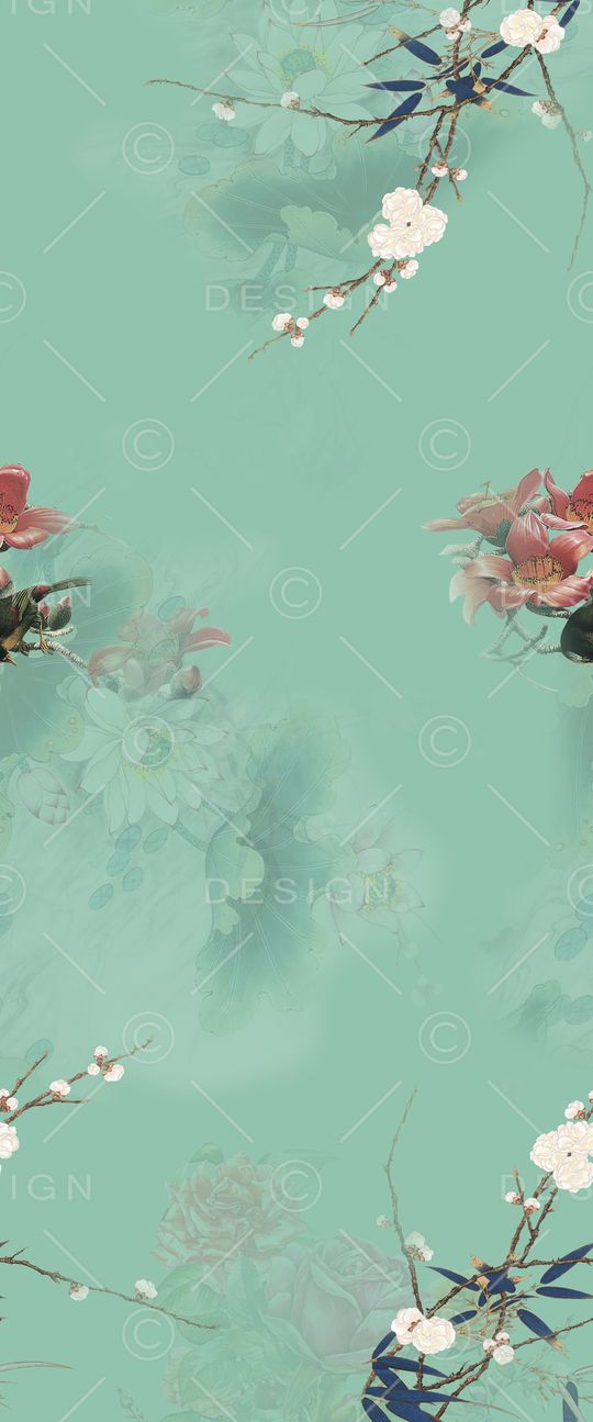 植物印花华亿平台图片