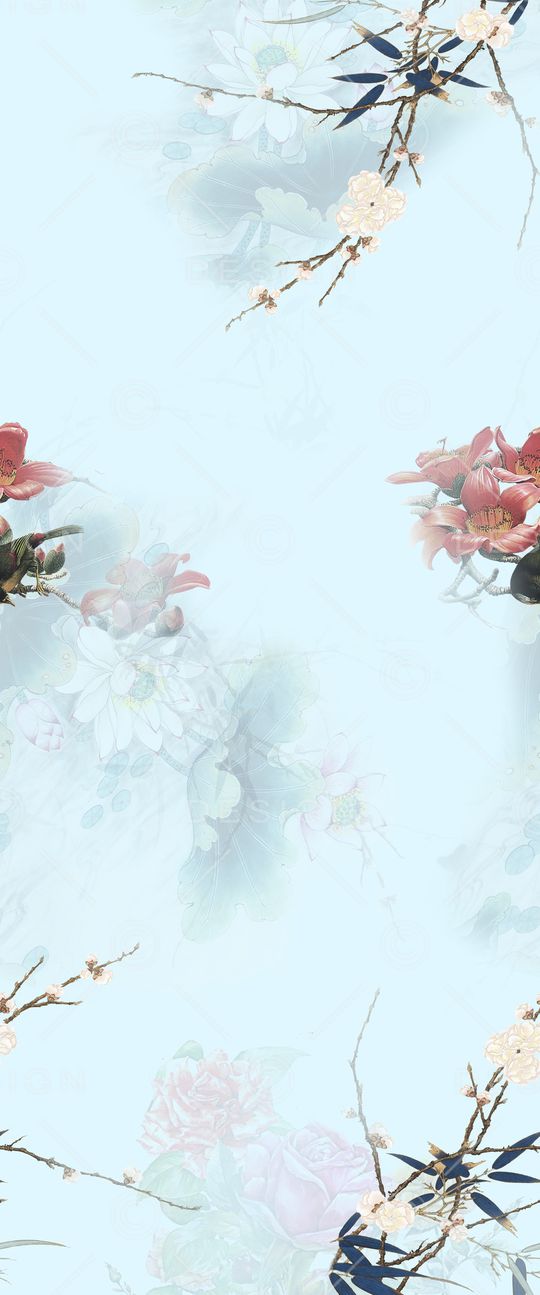 植物印花华亿平台图片