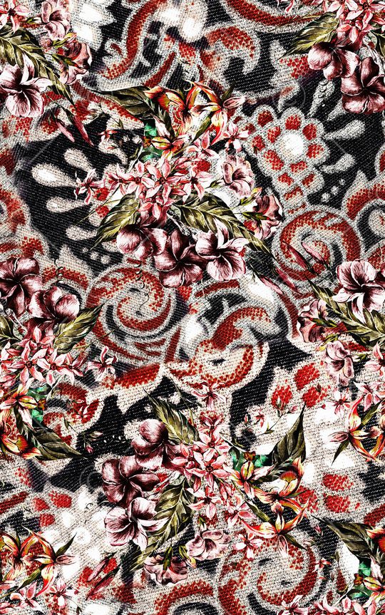 民族风印花华亿平台图片