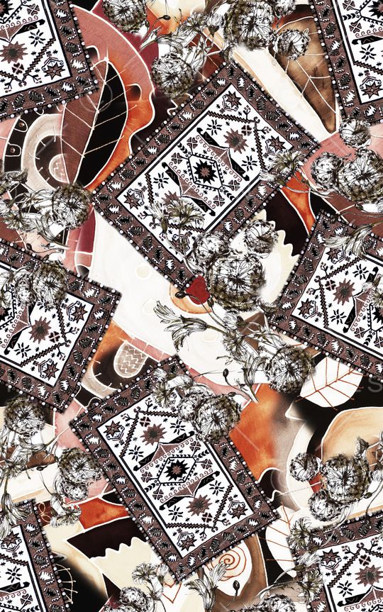 民族风印花华亿平台图片