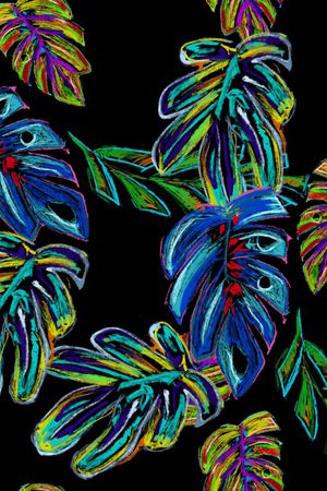 抽象印花华亿平台图片