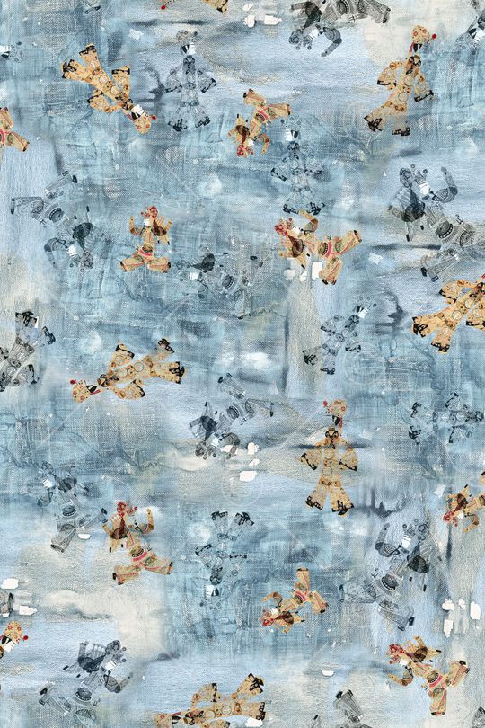 皮影印花华亿平台图片