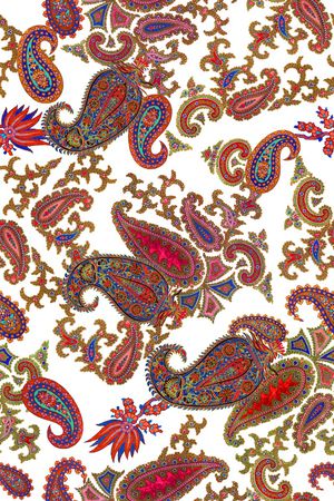 佩斯利印花华亿平台图片