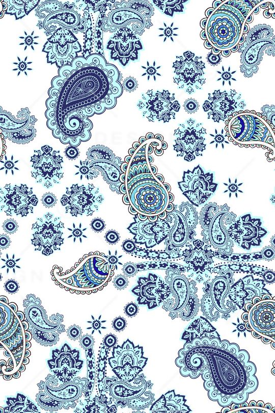 佩斯利印花华亿平台图片