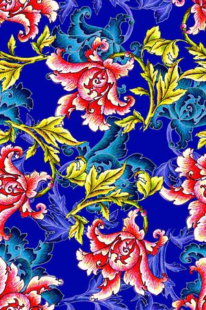 中老年华亿平台印花华亿平台图片