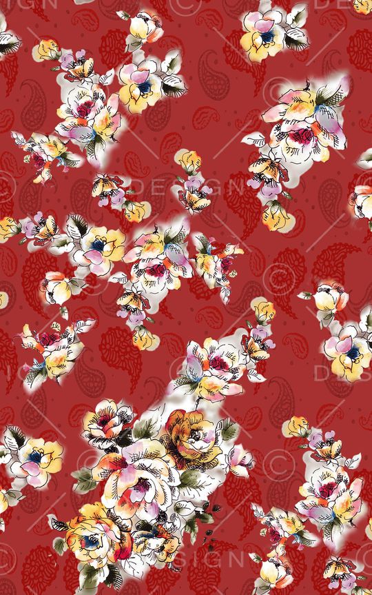 小碎花印花华亿平台图片