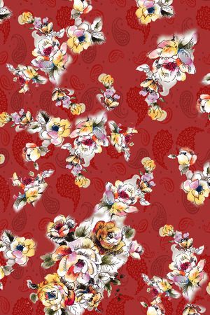 小碎花印花华亿平台图片