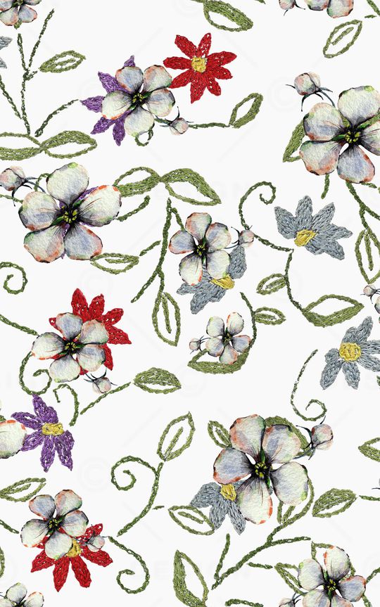 小碎花印花华亿平台图片