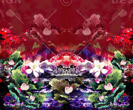 数码华亿平台印花华亿平台图片