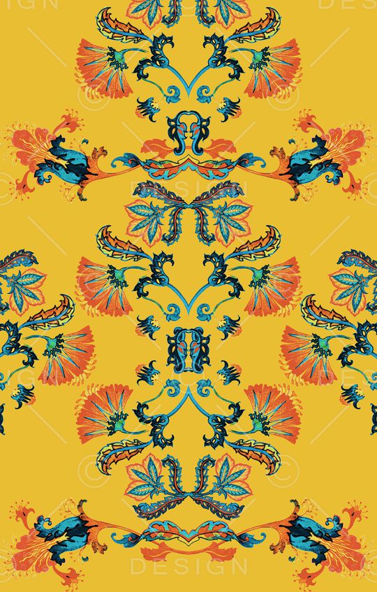 宫廷风印花华亿平台图片