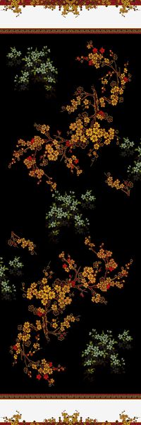 梅花印花华亿平台图片