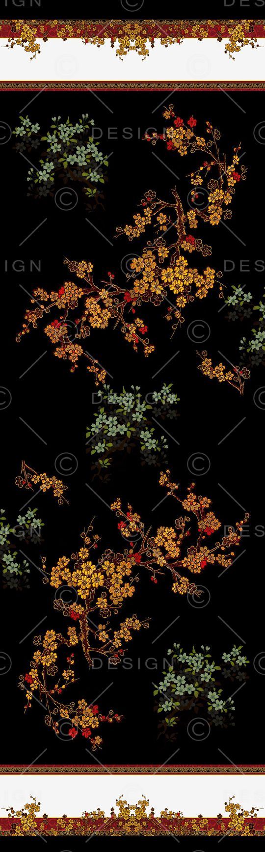 梅花印花华亿平台图片