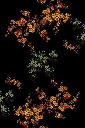 梅花印花华亿平台图片