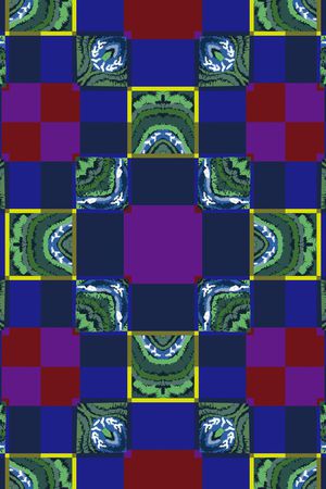 格子印花华亿平台图片