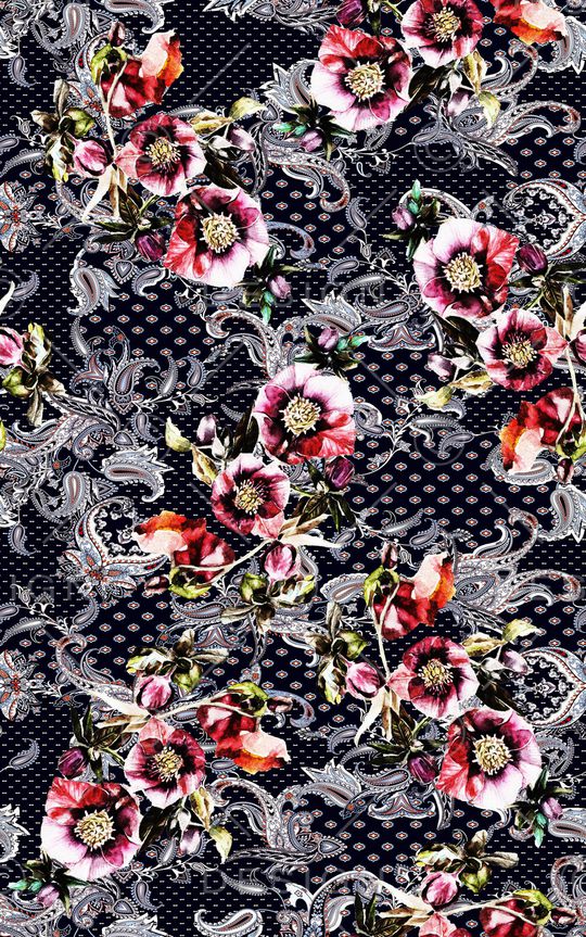 民族风印花华亿平台图片