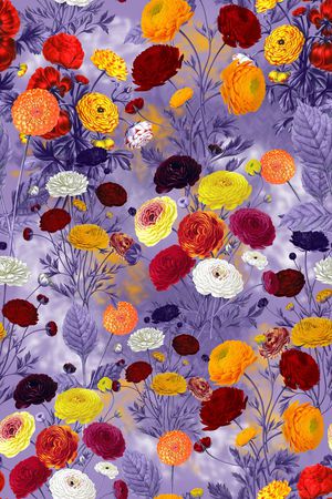 复古印花华亿平台图片