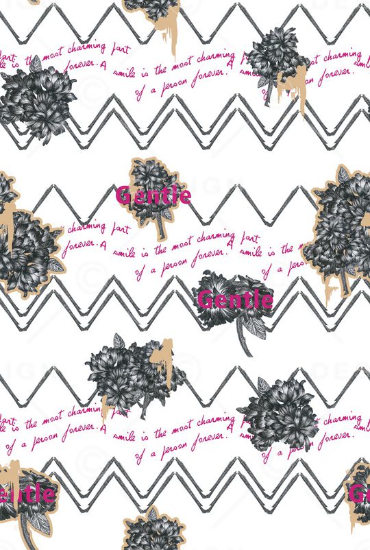 线条印花华亿平台图片