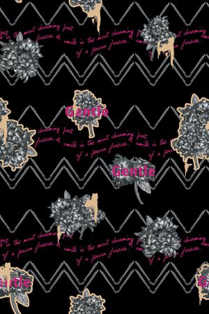 线条印花华亿平台图片