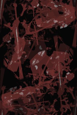 抽象花卉印花华亿平台图片