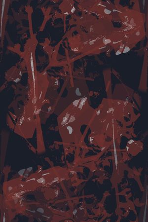 抽象花卉印花华亿平台图片