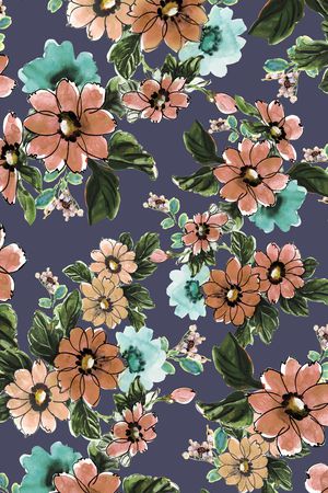 小碎花印花华亿平台图片