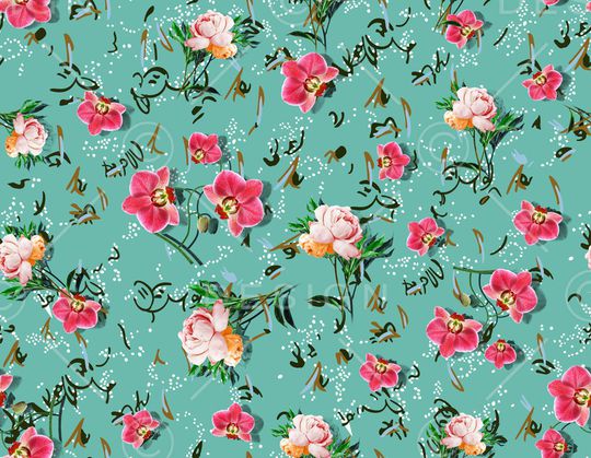 月季花印花华亿平台图片