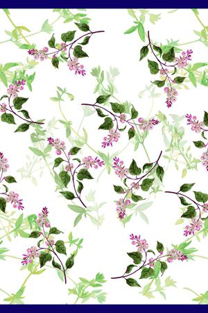 手绘花卉印花华亿平台图片