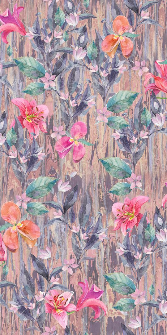 小碎花印花华亿平台图片