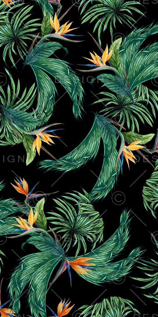 手绘花卉印花华亿平台图片